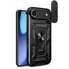  iPhone 17 Air Fekete Hybrid Armor Camshield tok