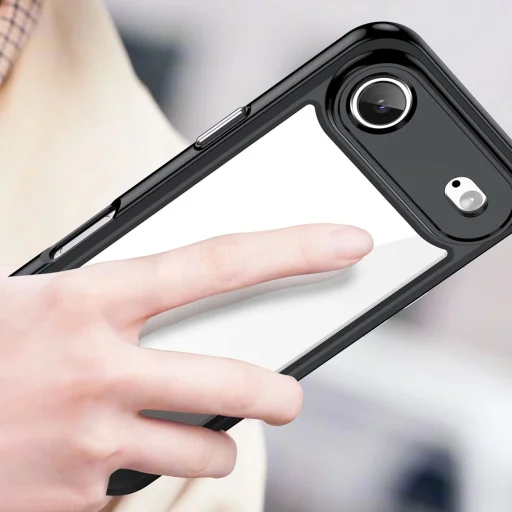  iPhone 17 Air Fekete Áttetsző Outer Space tok - 5