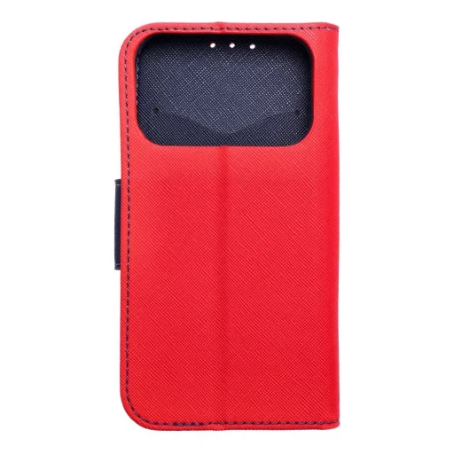  iPhone 17 Pro piros / sötétkék FANCY fliptok - 10