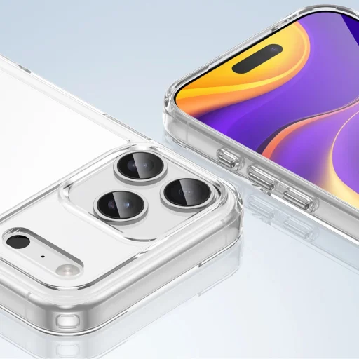  iPhone 17 Pro Max átlátszó Outer Space tok - 6