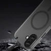  iPhone 17 Matt fekete Magnetic Abrasive tok kompatibilis MagSafe thumbnail