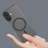  iPhone 17 Matt fekete Magnetic Abrasive tok kompatibilis MagSafe thumbnail