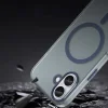  iPhone 17 Matt Kék Magnetic Abrasive tok kompatibilis MagSafe thumbnail