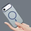  iPhone 17 Air matt kék Fliptok Magnetic Abrasive kompatibilis MagSafe tok thumbnail
