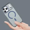 iPhone 17 Pro Max matt kék Magnetic Abrasive tok, MagSafe kompatibilitással thumbnail