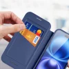  iPhone 17 Air Kék Dux Ducis Skin X Pro tok MagSafe-fel és pénztárcával thumbnail