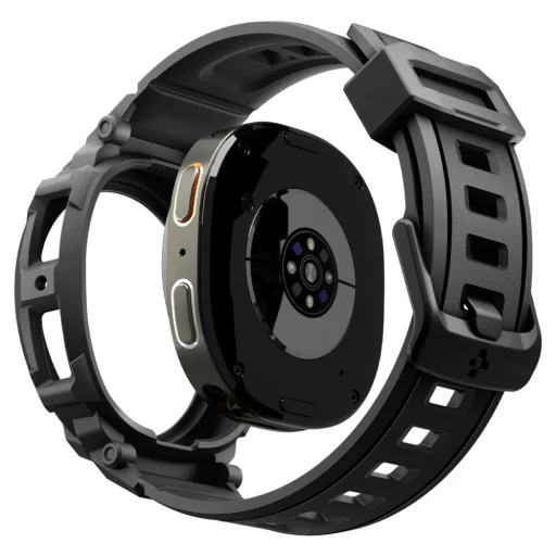 Spigen Rugged Armor "Pro" Samsung Galaxy Watch 8 (44 mm) Fekete óraszíj - 11