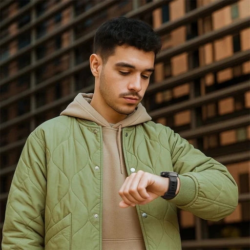 Spigen Rugged Armor "Pro" Samsung Galaxy Watch 8 (44 mm) Fekete óraszíj - 15