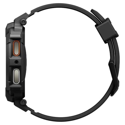 Spigen Rugged Armor "Pro" Samsung Galaxy Watch 8 (44 mm) Fekete óraszíj - 4