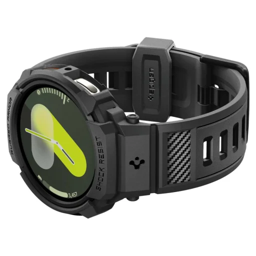 Spigen Rugged Armor "Pro" Samsung Galaxy Watch 8 (44 mm) Fekete óraszíj - 8
