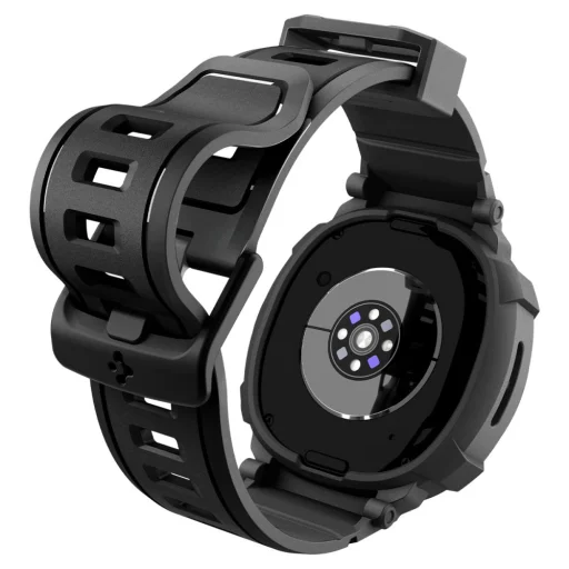 Spigen Rugged Armor "Pro" Samsung Galaxy Watch 8 (44 mm) Fekete óraszíj - 9