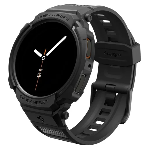 Spigen Rugged Armor "Pro" Samsung Galaxy Watch 8 (44 mm) Fekete óraszíj - 1