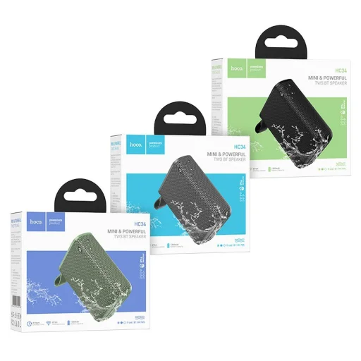 Bluetooth Hangszóró Hoco 5W 1200 mAh HC34 fekete - 5