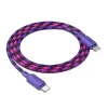 Type-C USB kábel Hoco 3A 60W 1 m X116 gradiens lila thumbnail