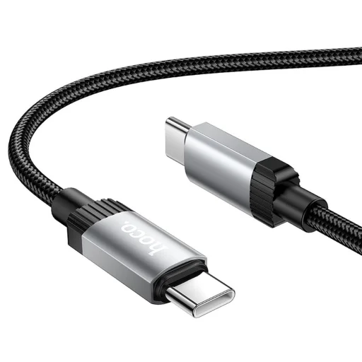 Cable USB C to USB C Hoco 3A 60W 1 m X117 fekete - 3