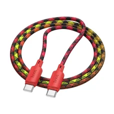 USB-C kábel Hoco 3A 60W 1 m X116 gradiens piros