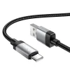 Kábel USB A - USB C Hoco 3A 1 m X117 fekete - 2