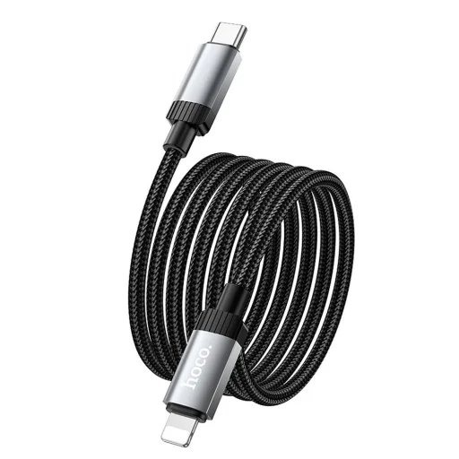 USB C - Lightning kábel Hoco PD 27W 1 m X117 fekete - 2