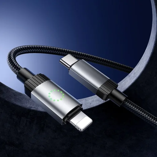 USB C - Lightning kábel Hoco PD 27W 1 m X117 fekete - 3