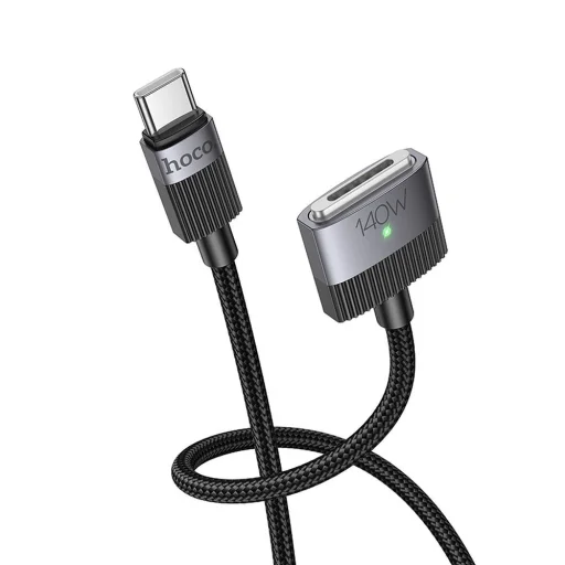 Kábel USB C - Mag3 Hoco 5A 140W mágneses 1,8 m U141 fekete Macbookhoz - 3