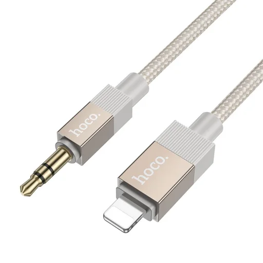 Hoco 1 m UPA32A arany kábel AUX Jack 3,5 mm (férfi) - Lightning (férfi) DAC - 1
