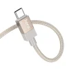 AUX Jack 3,5 mm (férfi) - USB C (férfi) Hoco 1 m UPA32B arany átalakító kábel DAC thumbnail