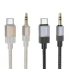 AUX Jack 3,5 mm (férfi) - USB C (férfi) Hoco 1 m UPA32B arany átalakító kábel DAC thumbnail