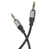 AUX Jack 3,5 mm (férfi) - Jack 3,5 mm (férfi) Hoco 1 m UPA32 fekete thumbnail