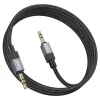 AUX Jack 3,5 mm (férfi) - Jack 3,5 mm (férfi) Hoco 1 m UPA32 fekete thumbnail