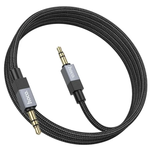 AUX Jack 3,5 mm (férfi) - Jack 3,5 mm (férfi) Hoco 1 m UPA32 fekete - 3