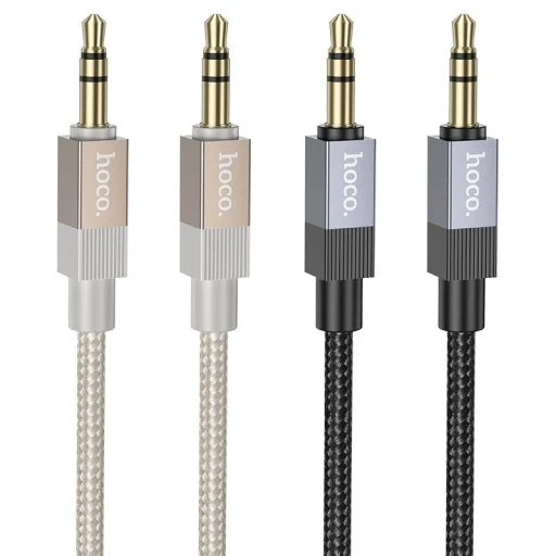 AUX Jack 3,5 mm (férfi) - Jack 3,5 mm (férfi) Hoco 1 m UPA32 fekete - 4