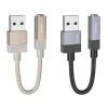 Adapter AUX USB A (férfi) - Jack 3,5 mm (női) Hoco UPA32D arany DAC thumbnail