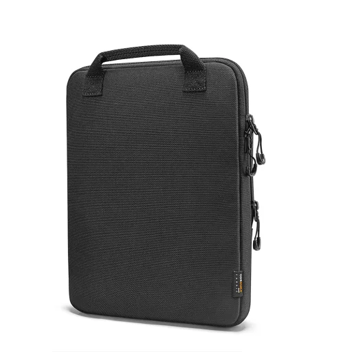 Tomtoc - Tablet Válltáska (B03A1D1) - Üzleti kellékek tárolására alkalmas rendezett térrel, 360 fokos védelem, 10,9″ - Fekete - 4