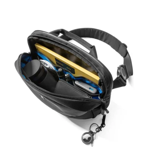 Tomtoc - Táblagép válltáska (B11A1D1) - üzleti alapvető dolgok szervezett tárolására, 360 fokos védelem, 11″ - Fekete - 7