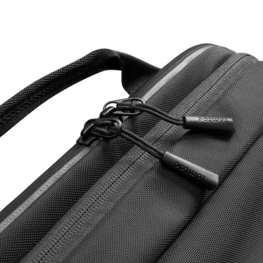 Tomtoc - Táblagép válltáska (B11A1D1) - üzleti alapvető dolgok szervezett tárolására, 360 fokos védelem, 11″ - Fekete - 11