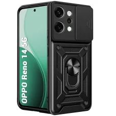 Oppo Reno14 - Techsuit CamShield Series - Fekete tok