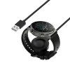 Techsuit - USB-s Vezeték nélküli töltőkábel Huawei Watch 4/4 Pro/Honor 4 Pro órákhoz, asztali tartóval, 10W - Fekete. - 4