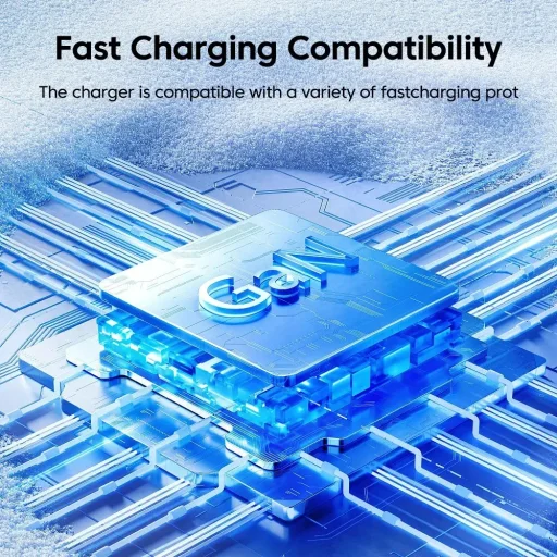 Techsuit - Prémium fali töltő (CHPD174) - GaN, USB QC3.0, Type-C PD35W - Fehér - 2