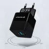  Techsuit - Prémium fali töltő Mini sorozat (CHPD216) - GaN, USB QC3.0, Type-C PD25W - Fehér thumbnail