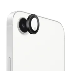 Blueo - Eredeti Fémkeretes Lencsevédő - iPhone 16e - Fekete üvegfólia