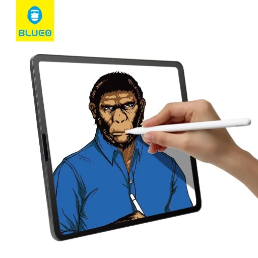 Blueo - Speciális Írásvédő Képernyővédő - iPad Pro 12.9 (2020 / 2021 / 2022) - Átlátszó - 2