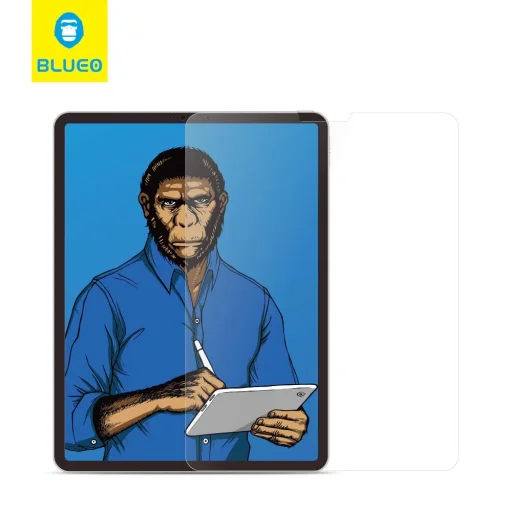 Blueo - Speciális Írásvédő Képernyővédő - iPad Pro 12.9 (2020 / 2021 / 2022) - Átlátszó - 6