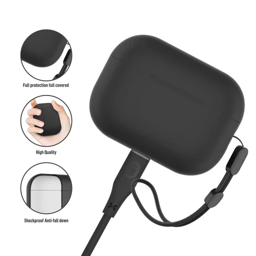 Blueo - Folyékony Szilikon Védőtok - AirPods Pro 2-höz - Lila tok - 9