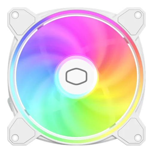 Fan Cooler Master - Case Fan - 14cm - MasterFan MF140 Halo2 - Fehér - MFL-B4DW-16NP2-R2 - 2