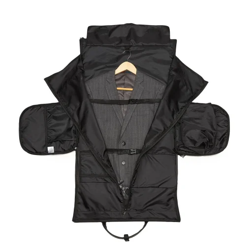 Wozinsky Premium utazótáska öltönyhöz nedves holmiknak való zsebbel (50 l) - fekete - 5