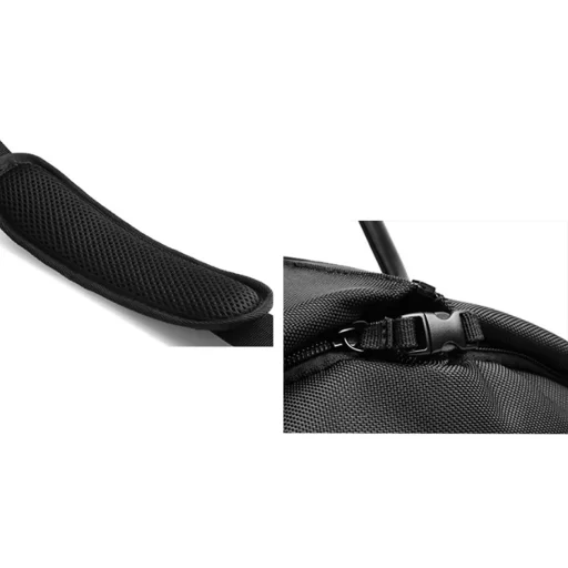 Wozinsky Premium utazótáska öltönyhöz nedves holmiknak való zsebbel (50 l) - fekete - 9