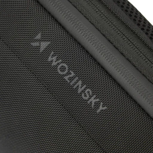 Wozinsky Premium válltáska egy vállra, lopásbiztos, rendezővel és USB-vel - fekete - 5