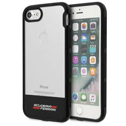 Ferrari Racing Shield tok iPhone 7/8/SE 2020/SE 2022 - Félig átlátszó - 1