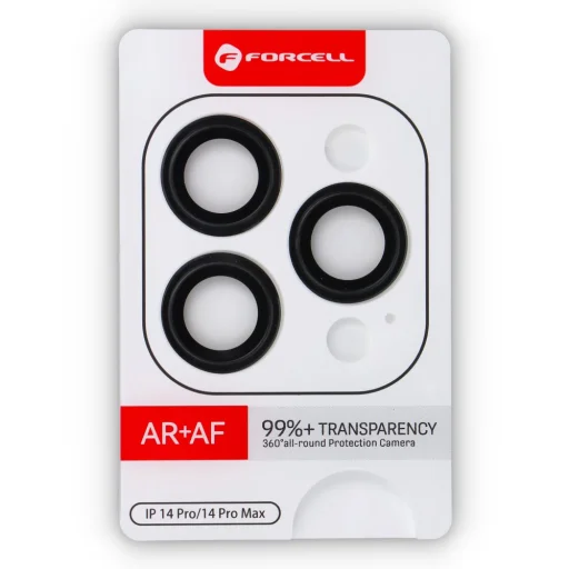 Forcell Premium kamera lencsevédő üvegfólia - iPhone 14 Pro / 14 Pro Max kozmikus fekete - 4