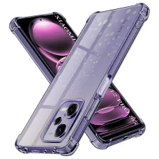  Ütésálló áttetsző szilikon tok - Xiaomi Redmi Note 12 Pro 5G - Füstfekete